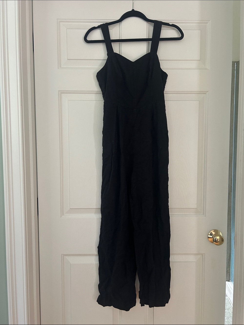 Black jumpsuit with pockets